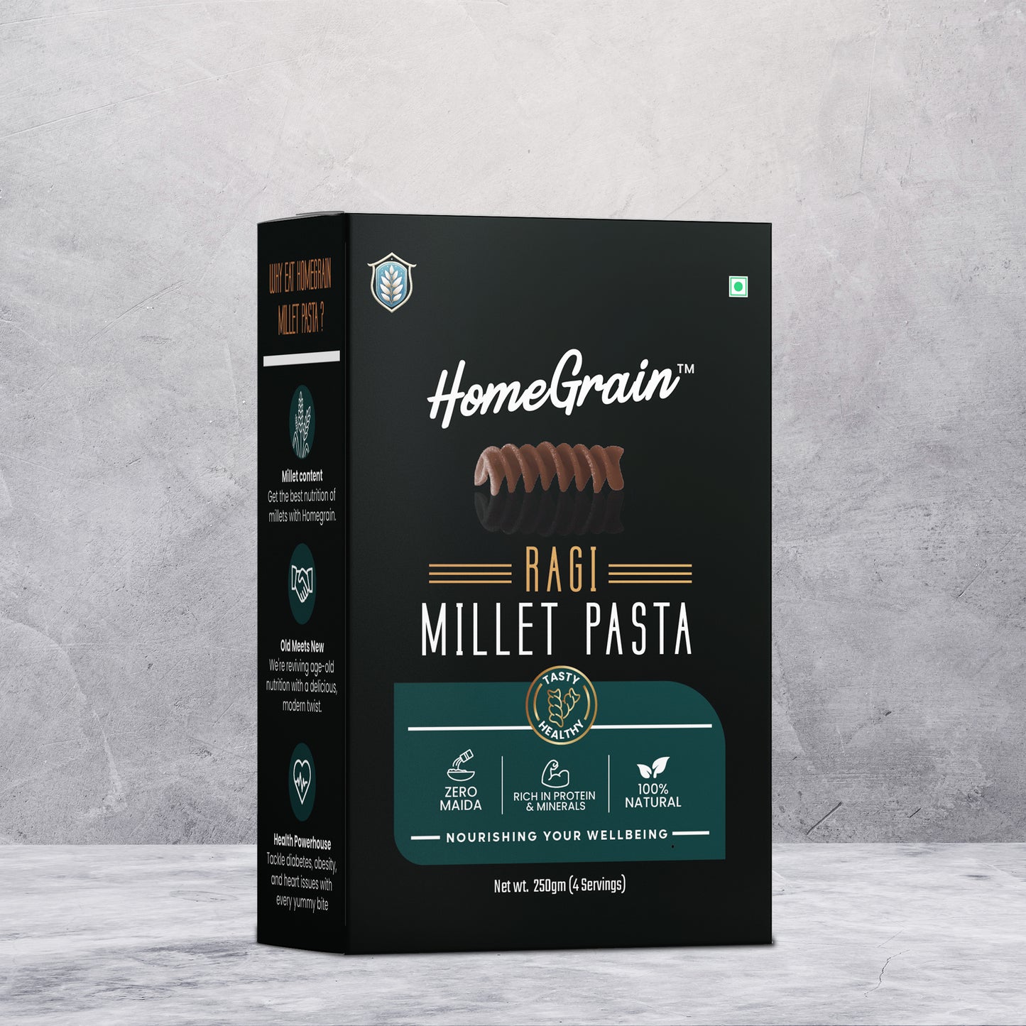 HomeGrain ragi pasta